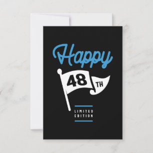 Cartons Réponse Cadeau Anniversaire 48 Ans