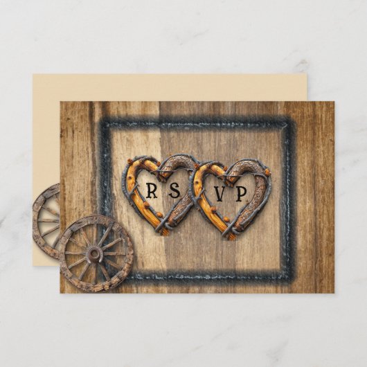 Cartons Réponse Cadres de mariage occidentaux en brindilles Roue d (Devant / Derrière)