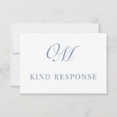 Cartons Réponse Calligraphie Classique Mariage moderne (Devant)