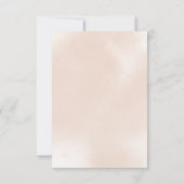 Cartons Réponse Calligraphie florale classique rose-poussiéreuse R (Dos)