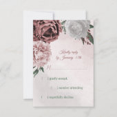 Cartons Réponse cannelle rose rose blanc floral (Devant)