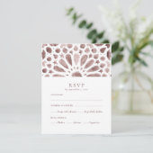 Cartons Réponse Carrelage géométrique Brown arabe choix de repas (Debout devant)