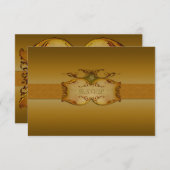 Cartons Réponse Carte-réponse des Rouleaux de bronze (Devant / Derrière)