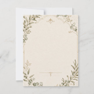 Cartons Réponse Carton d'invitation de mariage de luxe – style ivo