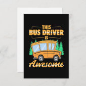 Cartons Réponse Ce Pilote De Bus Est Super (Devant / Derrière)