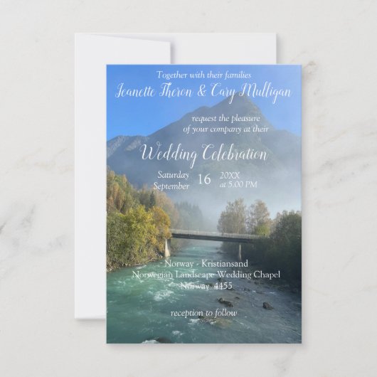 Cartons Réponse Célébrations norvégiennes (Devant)