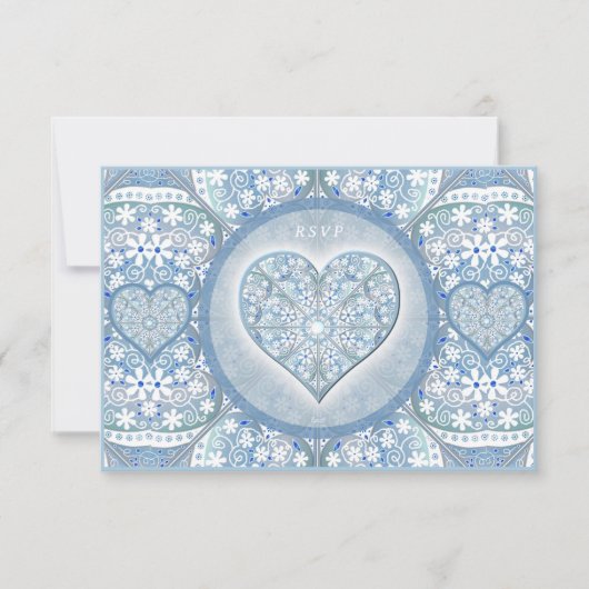 Cartons Réponse Céramique Lace Bleu clair (Devant)