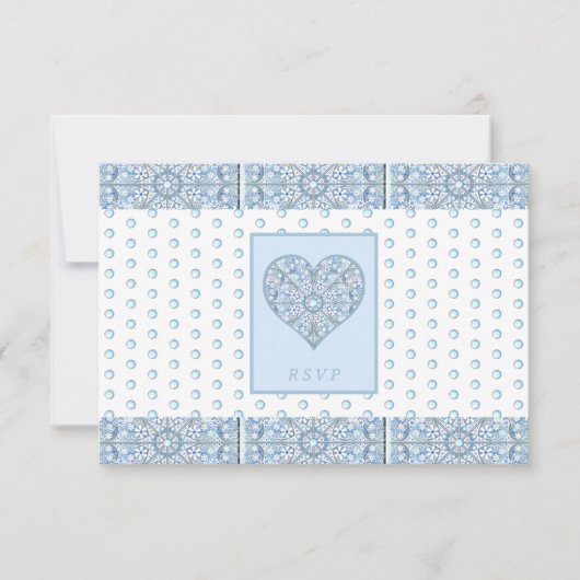 Cartons Réponse Céramique Lace Bleu clair (Devant)