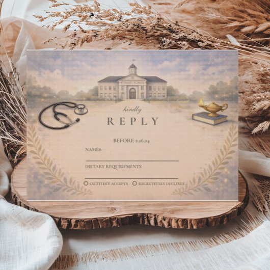 Cartons Réponse Cérémonie de remise d'épingle de la promotion d'in