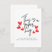 Cartons Réponse C'est un étui de papier - Carton Heartfeel Missing (Devant / Derrière)