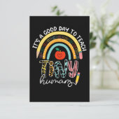 Cartons Réponse C'est une bonne journée pour apprendre à de minusc (Debout devant)