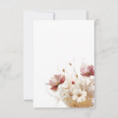 Cartons Réponse Champ d'été rustique Fleur sauvage (Dos)