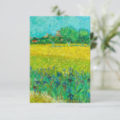 Cartons Réponse Champ Van Gogh avec Irises près d'Arles (Debout devant)