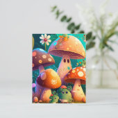 Cartons Réponse Champignons mignons dans la forêt (Debout devant)