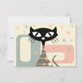 Cartons Réponse Chat Du Milieu Du Siècle Moderne Du Milieu Du Sièc (Devant)