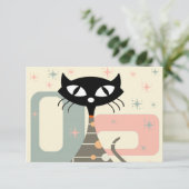 Cartons Réponse Chat Du Milieu Du Siècle Moderne Du Milieu Du Sièc (Debout devant)