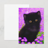 Cartons Réponse Chat Gustav Klimt (Devant / Derrière)