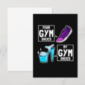 Cartons Réponse Chaussures de gym Ballet Dancer (Devant / Derrière)