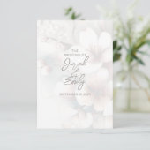 Cartons Réponse Cherry Blossom Mariage (Debout devant)