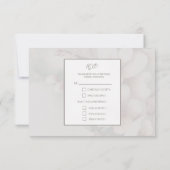 Cartons Réponse Cherry Blossom Mariage (Dos)