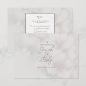 Cartons Réponse Cherry Blossom Mariage (Devant / Derrière)