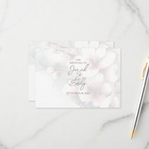 Cartons Réponse Cherry Blossom Mariage