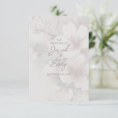 Cartons Réponse Cherry Blossom Mariage (Debout devant)