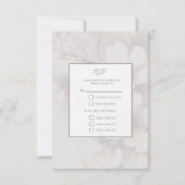 Cartons Réponse Cherry Blossom Mariage (Dos)