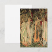 Cartons Réponse Chevaliers médiévaux de la Table Ronde (Devant / Derrière)