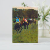 Cartons Réponse Chevaux de course Edgar Degas à Longchamp (Debout devant)
