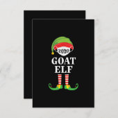 Cartons Réponse Chèvre Elf Correspondances Noël Groupe Fête Pjs Fa (Devant / Derrière)