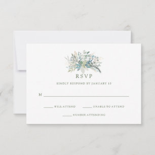 Cartons Réponse Chic Foliage   MARIAGE