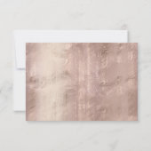 Cartons Réponse Chic geek | Planètes d'or Rose de cuivre minimes (Dos)