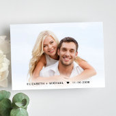 Cartons Réponse Chic Photo QR Code Cream Mariage