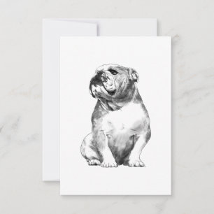 Cartons Réponse Chien Français Bulldog Cadeau