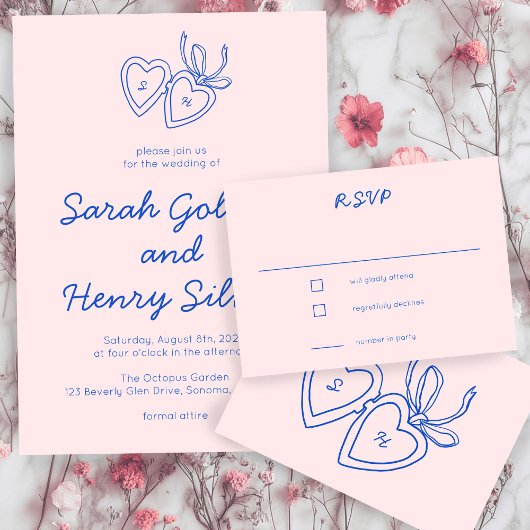 Cartons Réponse Chiffre de serrure de coeur Whimsical Dessin perso