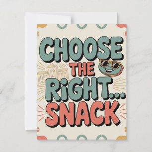 Cartons Réponse Choisissez la bonne collation