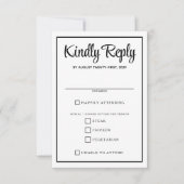 Cartons Réponse Choix alimentaires de Chicago Skyline (Devant)