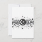 Cartons Réponse Choix de nourriture céleste noir et blanc (Dos)