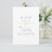 Cartons Réponse Choix de repas de mariage (Debout devant)