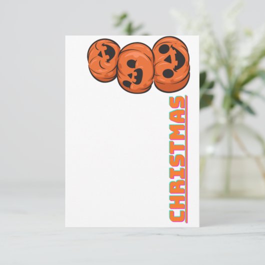 Cartons Réponse Christmas Tree Holiday Card Envelope (Debout devant)