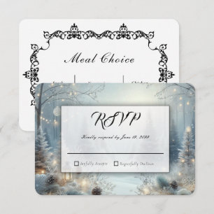 Cartons Réponse Chuchotements d'un mariage de solstice d'hiver