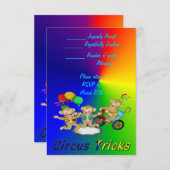 Cartons Réponse Circus Tricks (Devant / Derrière)
