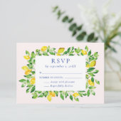 Cartons Réponse Citrons et Mariage de feuillage d'été (Debout devant)