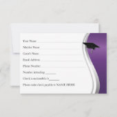 Cartons Réponse Classe de réunion sur 20 ans personnalisable (Dos)