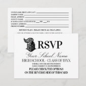 Cartons Réponse Classe Mascotte de l'école Réunion (Devant / Derrière)