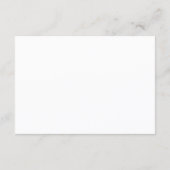 Cartons Réponse Classic Black and White Timeless Wedding (Dos)