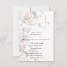 Classic Modern Ivory and Blush Floral