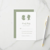 Classic Regency Green Cameo Mariage