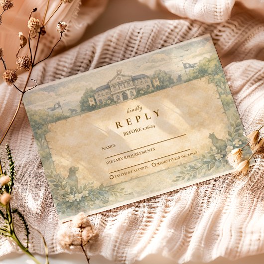 Cartons Réponse Classic Veterinary School Graduation